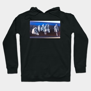 Berlin Wall Street Art Photography - Chernobyl nuclear reactor accident of 1986 - in White Hoodie